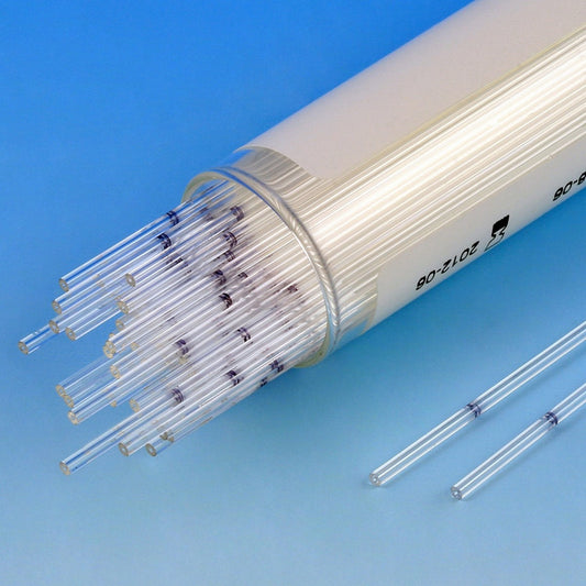 Globe Scientific 51628 Capillary Tube Microhematocrit Soda Lime Glass Precalibrated 100/Vial 10 Vials/Unit