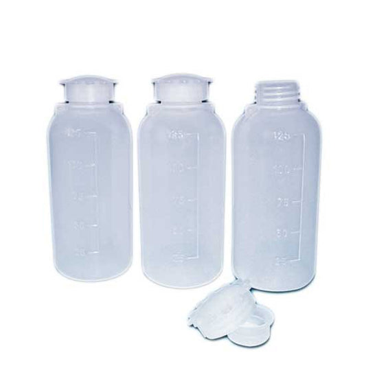Globe Scientific 600317 Bottle with Screwcap Narrow Mouth LDPE Graduated 50mL