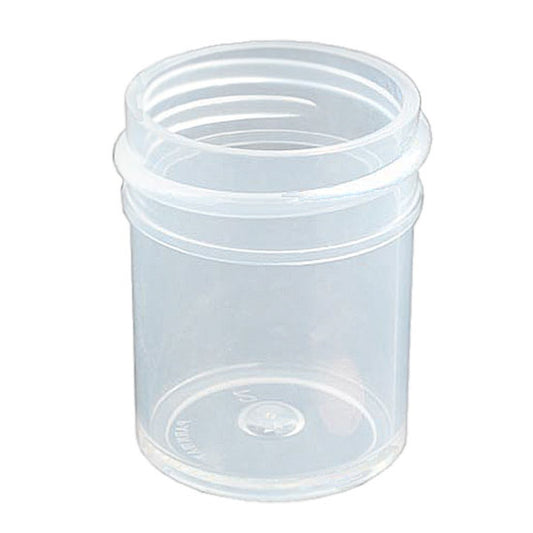 Globe Scientific 6399 Jar Wide Mouth 480mL (16oz) PP 89mm Opening 3 1/8 x 4" (Screw Cap Packaged Separately)