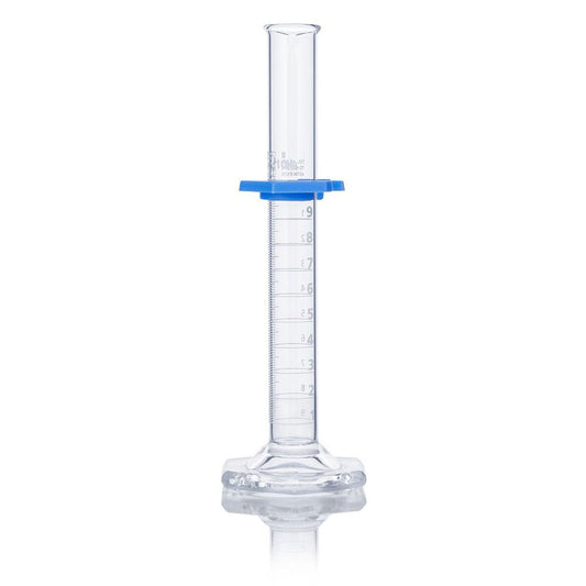 Globe Scientific 8330010 Cylinder Graduated Globe Glass 10mL Class B To Deliver (TD) Dual Grads ASTM E1272 4/Box