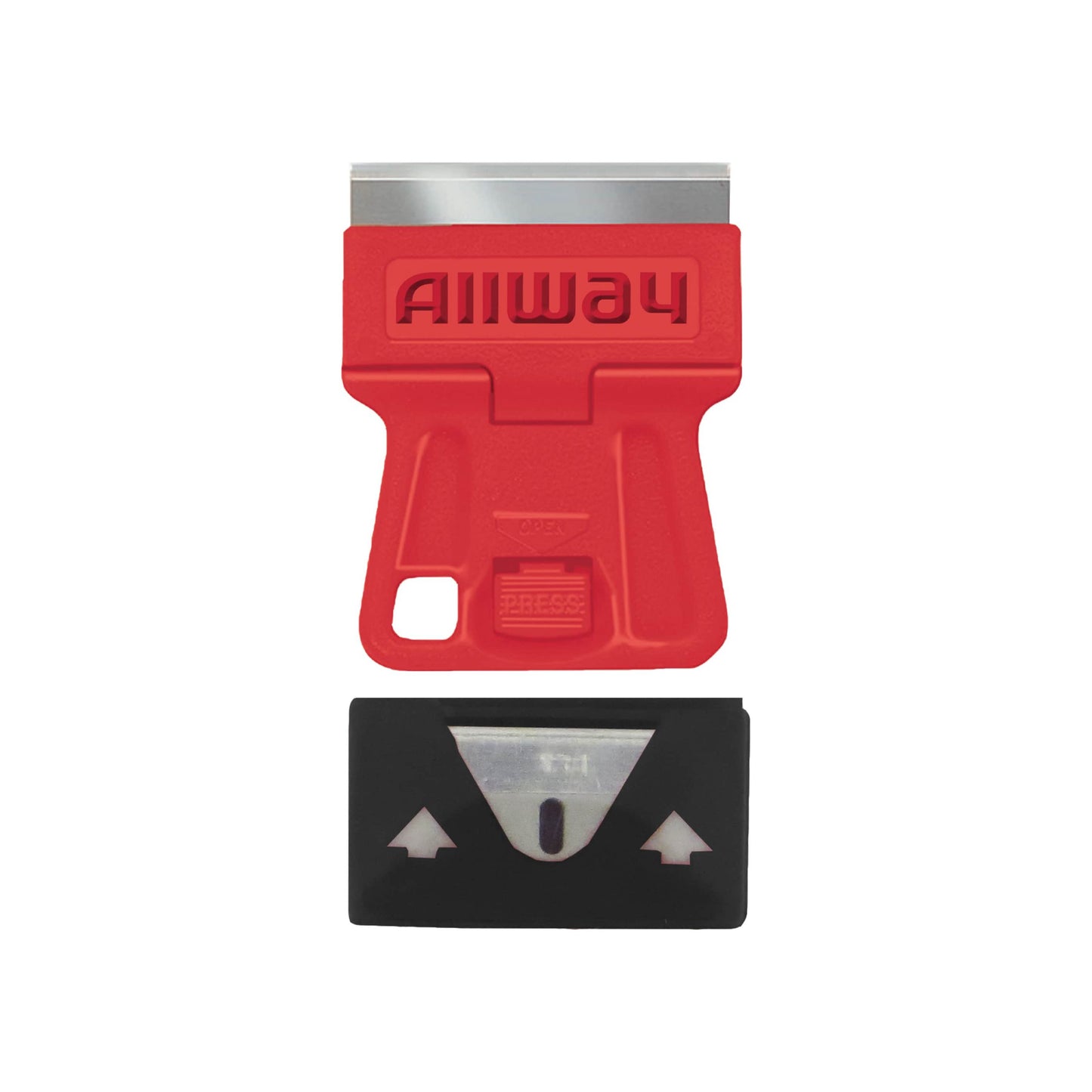 Allway GSM5 Mini Glass Scraper, 5 Blades