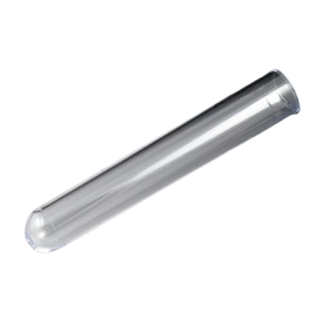 Globe Scientific 111043 Test Tube 16 x 100mm (12mL) PP No Rim Graduated Bulk