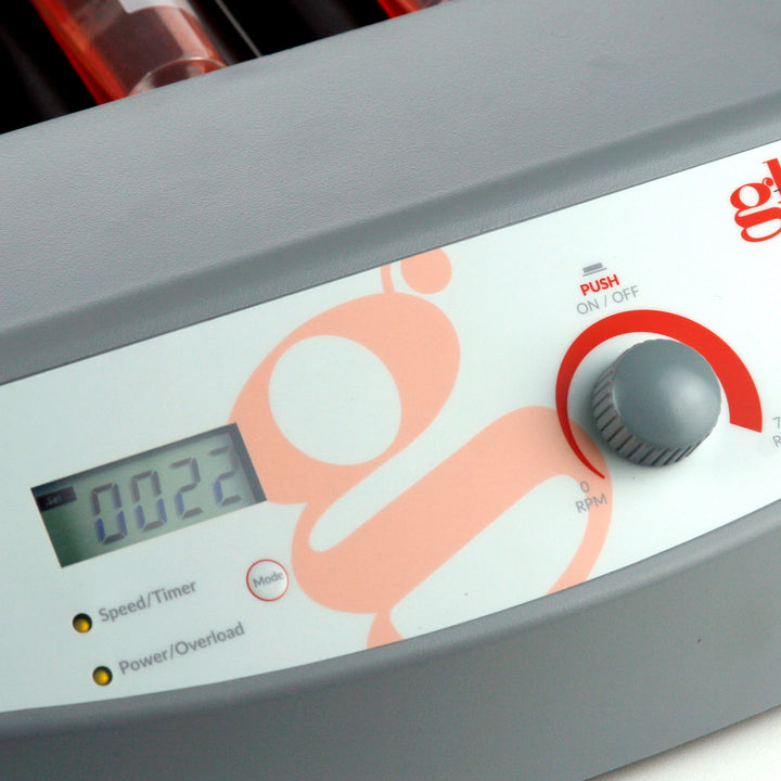 Globe Scientific GTR-DVS Tube Roller Digital Variable Speed 6 Rollers 120-240v 50/60Hz US UK EU Plugs