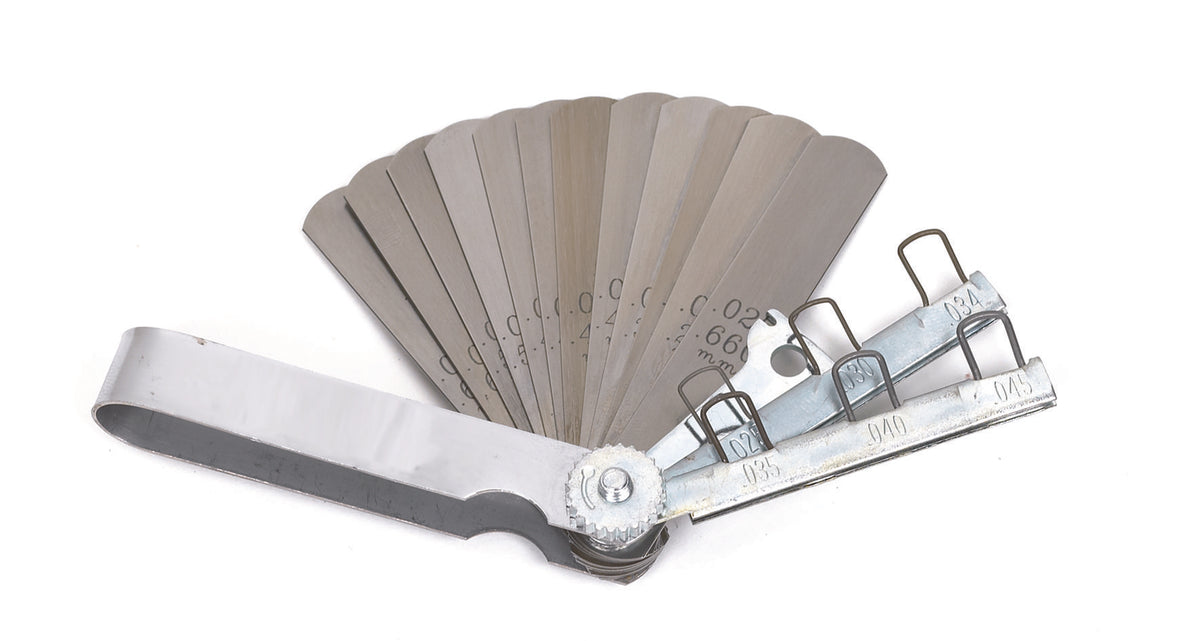 Gearwrench 164 12 Blade Feeler Gauge Set & 6 Wire Spark Plug Gap