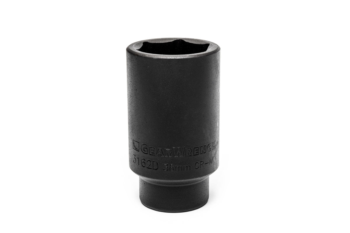 Gearwrench 3162D 1/2" Drive 6 Point Deep Axle Nut Socket GM 36mm