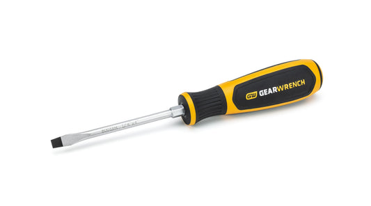 Gearwrench 80013H 1/4" x 4" Slotted Dual Material Screwdriver