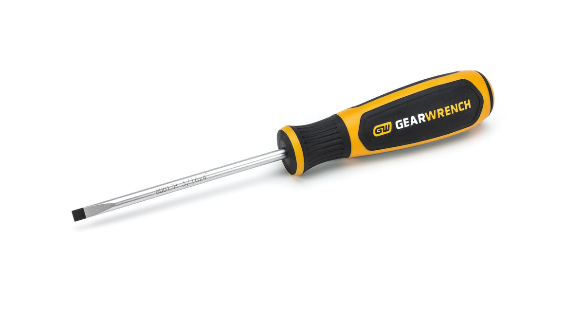 Gearwrench 80017H 3/16" x 4" Cabinet Dual Material Screwdriver