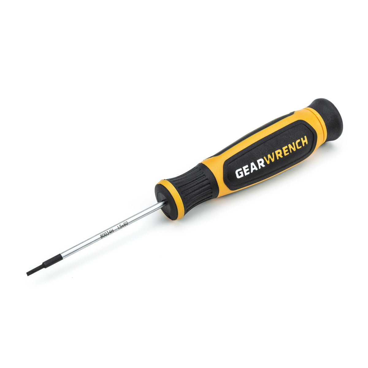 Gearwrench 80034H 1.5mm x 60mm Mini Slotted Dual Material Screwdriver
