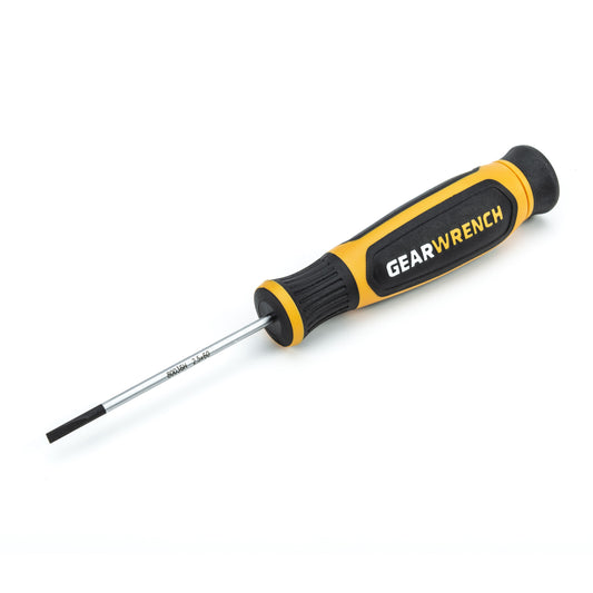 Gearwrench 80036H 2.5mm x 60mm Mini Slotted Dual Material Screwdriver