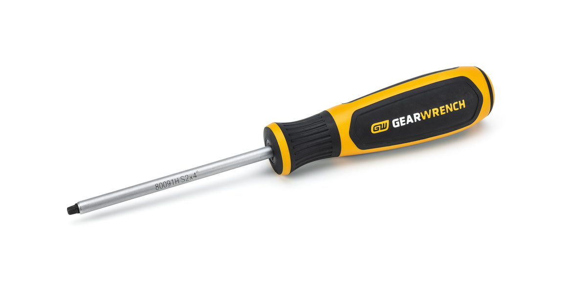 Gearwrench 80091H #2 x 4" Square Dual Material Screwdriver