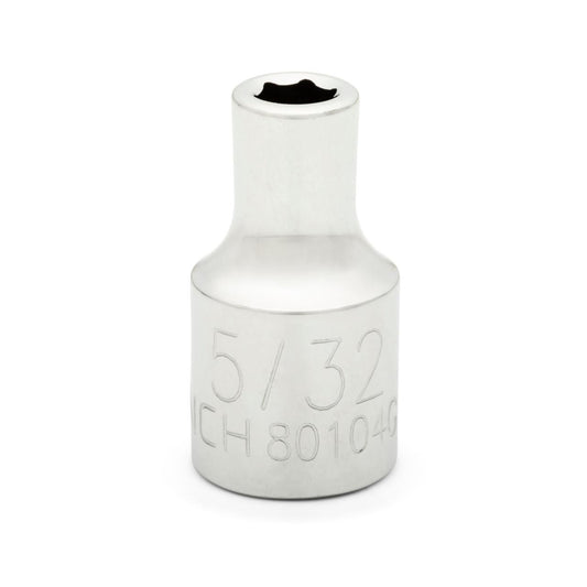 Gearwrench 80104D 1/4" Drive 6 Point Standard SAE Socket 5/32"