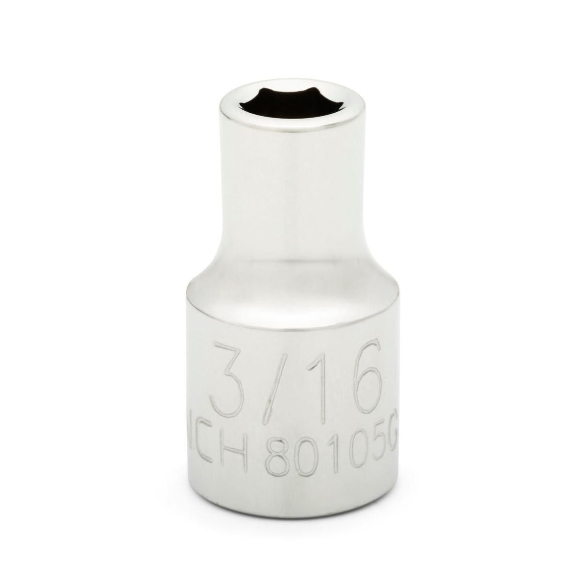 Gearwrench 80105 1/4" Drive 6 Point Standard SAE Socket 3/16"