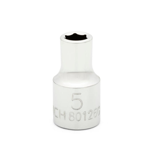 Gearwrench 80126 1/4" Drive 6 Point Standard Metric Socket 5mm
