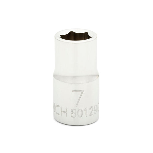 Gearwrench 80129 1/4" Drive 6 Point Standard Metric Socket 7mm