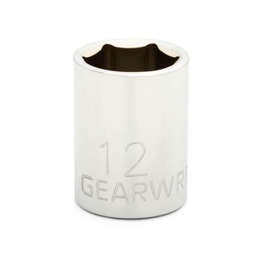 Gearwrench 80134 1/4" Drive 6 Point Standard Metric Socket 12mm