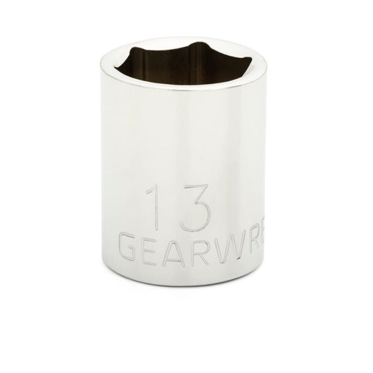 Gearwrench 80135D 1/4" Drive 6 Point Standard Metric Socket 13mm