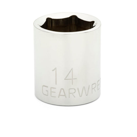 Gearwrench 80136 1/4" Drive 6 Point Standard Metric Socket 14mm