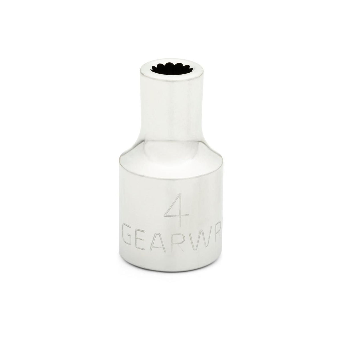 Gearwrench 80197 1/4" Drive 12 Point Standard Metric Socket 4mm