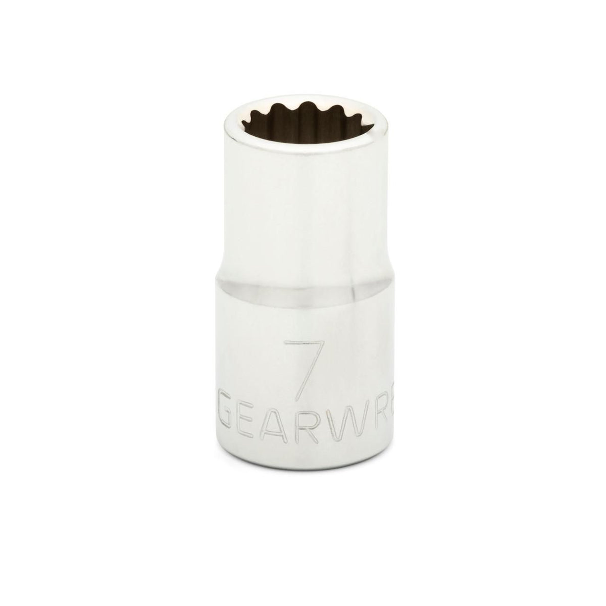Gearwrench 80201 1/4" Drive 12 Point Standard Metric Socket 7mm
