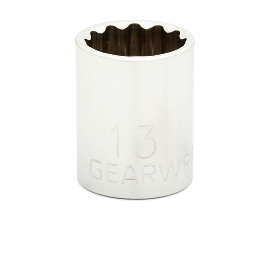 Gearwrench 80207 1/4" Drive 12 Point Standard Metric Socket 13mm