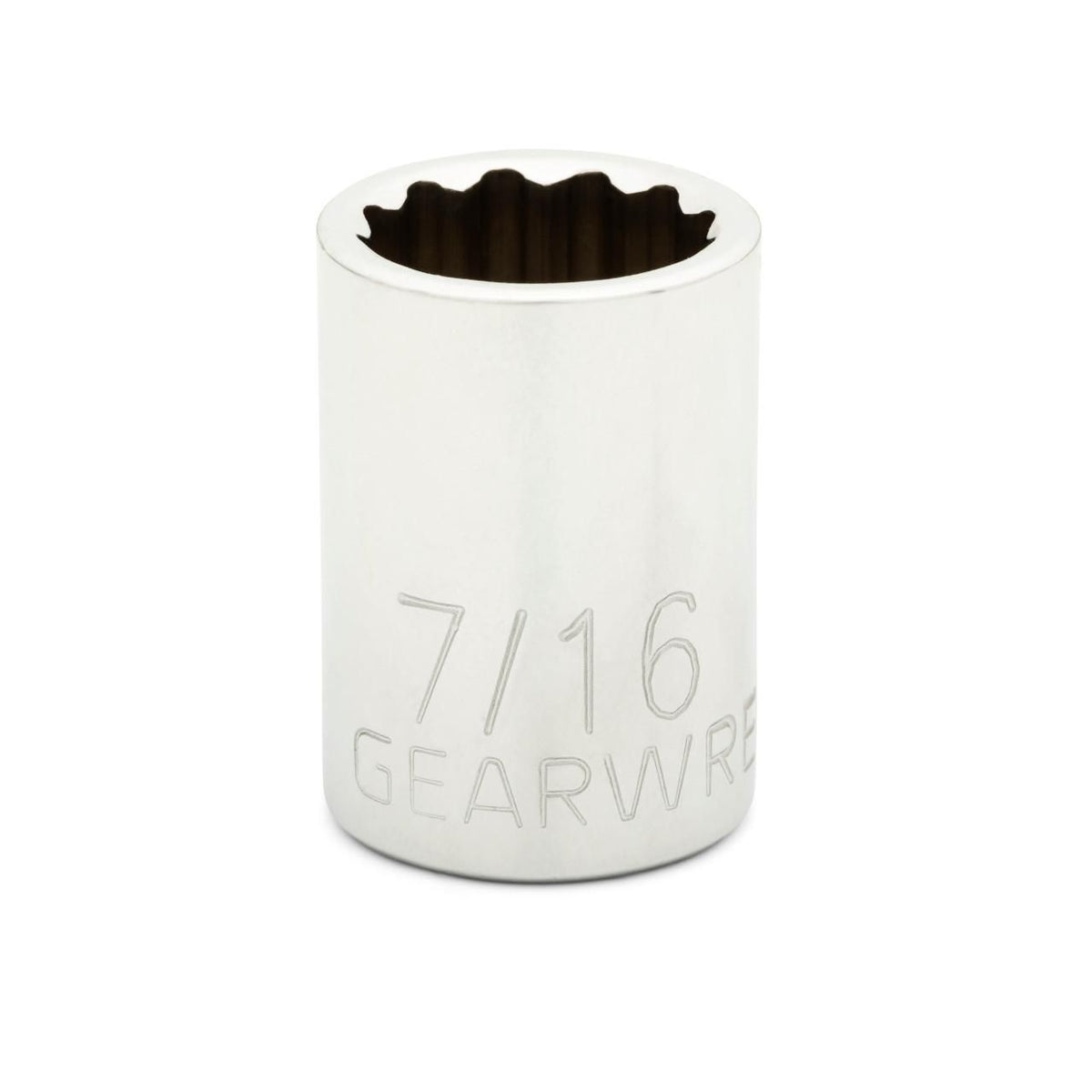 Gearwrench 80217 1/4" Drive 12 Point Standard SAE Socket 7/16"
