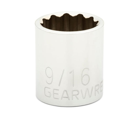 Gearwrench 80219 1/4" Drive 12 Point Standard SAE Socket 9/16"