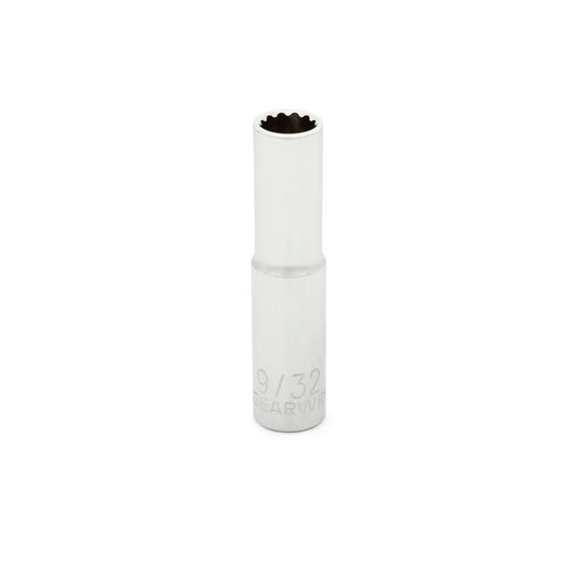 Gearwrench 80223D 1/4" Drive 12 Point Deep SAE Socket 9/32"