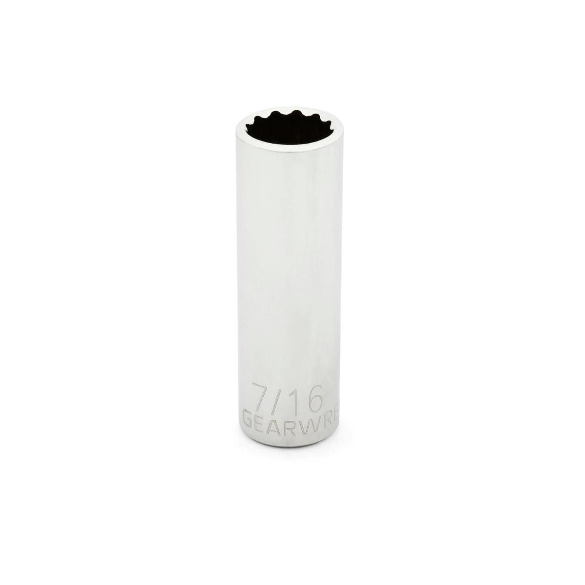 Gearwrench 80227 1/4" Drive 12 Point Deep SAE Socket 7/16"