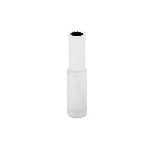 Gearwrench 80233 1/4" Drive 12 Point Deep Metric Socket 6mm