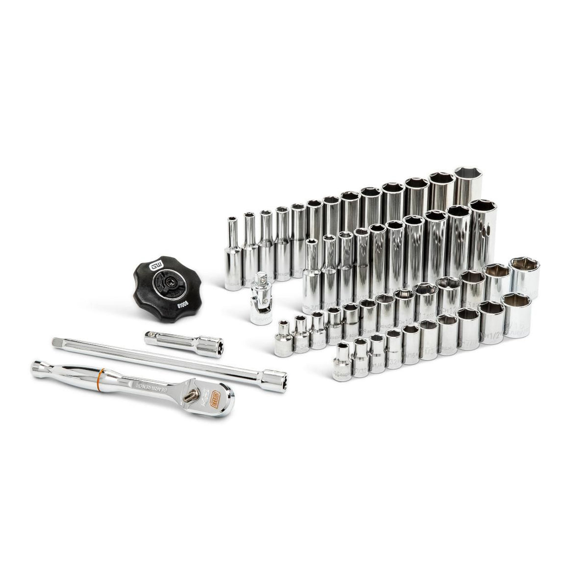 Gearwrench 80300P 51 Piece 1/4" Drive 6 Point 120XP™ Standard and Deep SAE/Metric Mechanics Tool Set