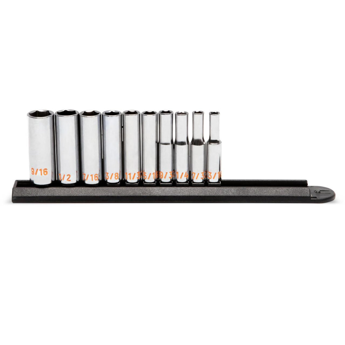 Gearwrench 80305H 10 Piece 1/4" Drive 6 Point SAE Hi-Viz Deep Socket Set