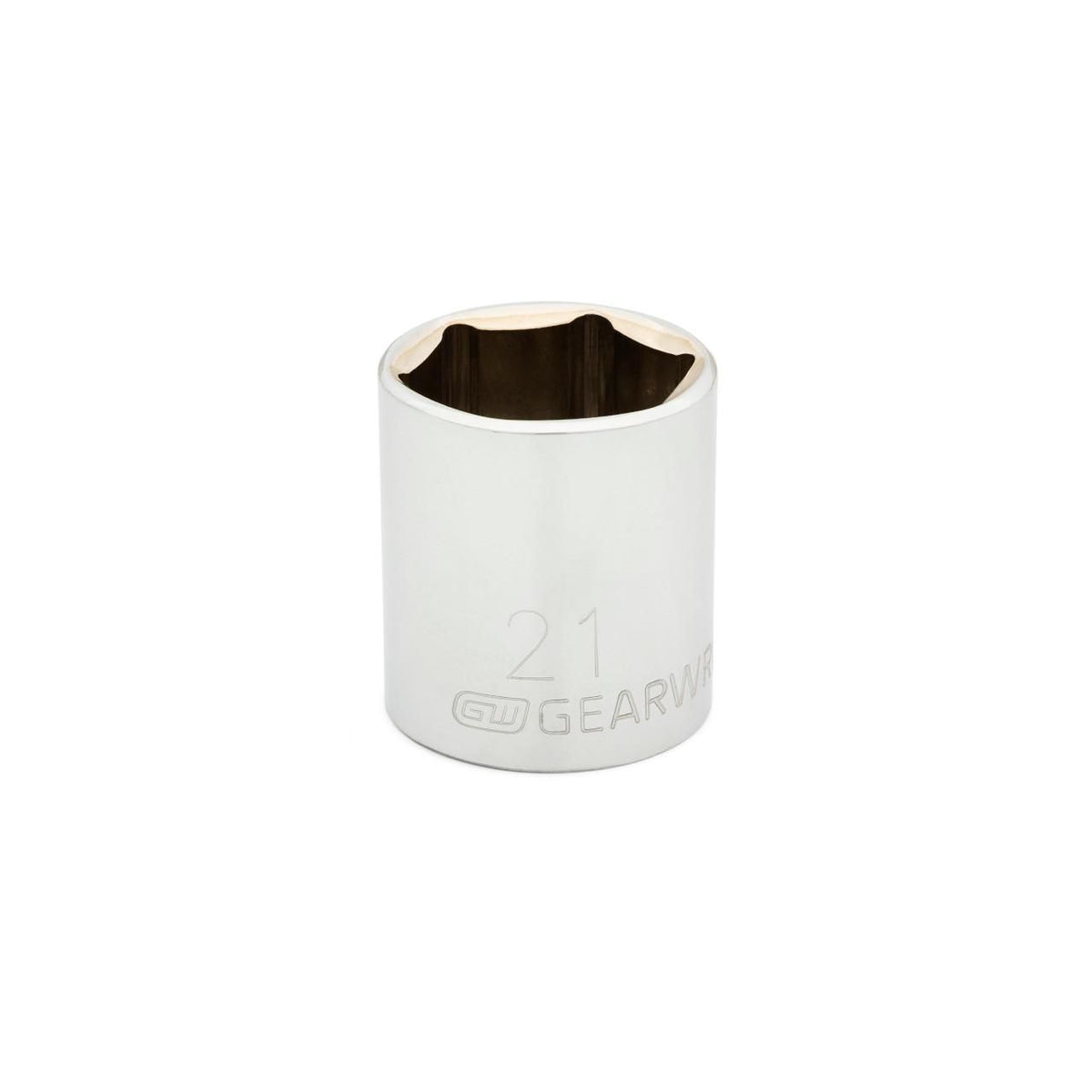 Gearwrench 80331 3/8" Drive 6 Point Standard Metric Socket 21mm