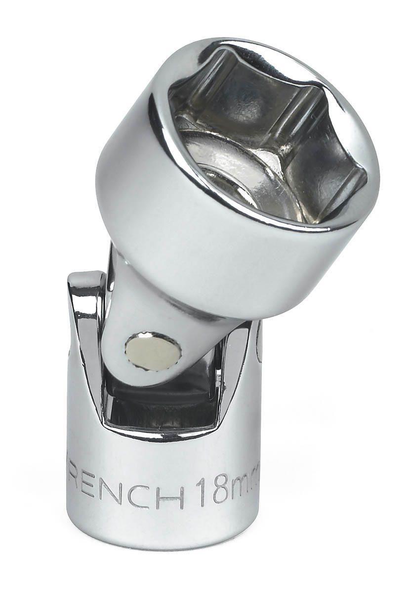 Gearwrench 80341 3/8" Drive 6 Point Metric Flex Socket 18mm