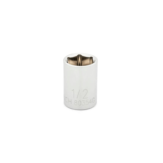 Gearwrench 80354 3/8" Drive 6 Point Standard SAE Socket 1/2"