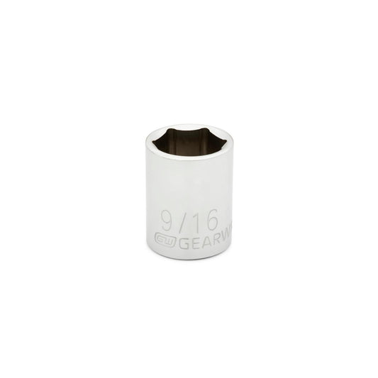 Gearwrench 80355 3/8" Drive 6 Point Standard SAE Socket 9/16"