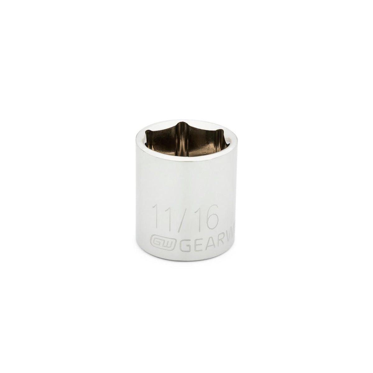 Gearwrench 80357 3/8" Drive 6 Point Standard SAE Socket 11/16"