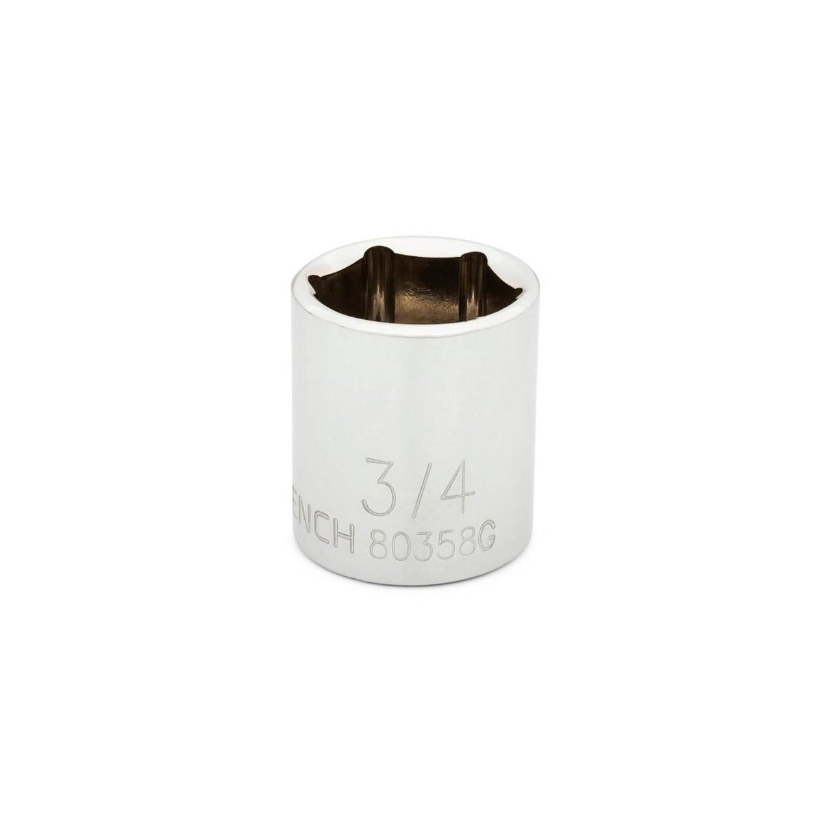 Gearwrench 80358 3/8" Drive 6 Point Standard SAE Socket 3/4"