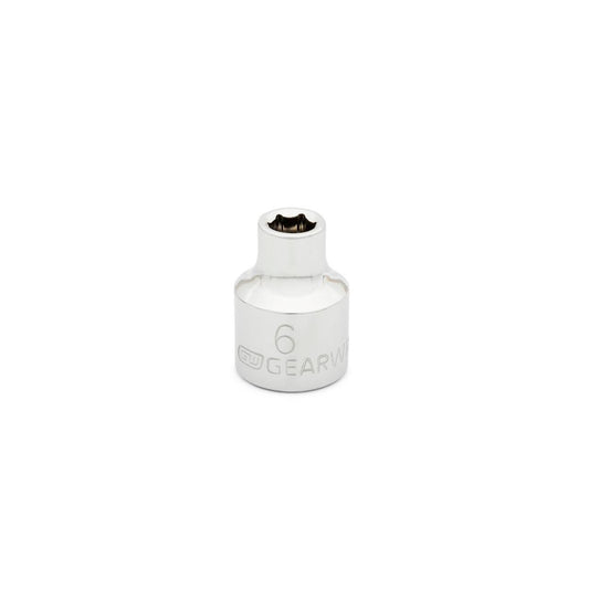 Gearwrench 80374 3/8" Drive 6 Point Standard Metric Socket 6mm