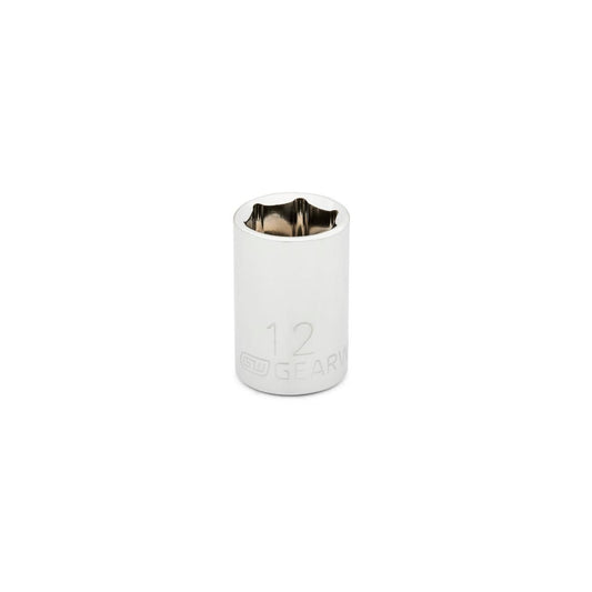 Gearwrench 80380 3/8" Drive 6 Point Standard Metric Socket 12mm