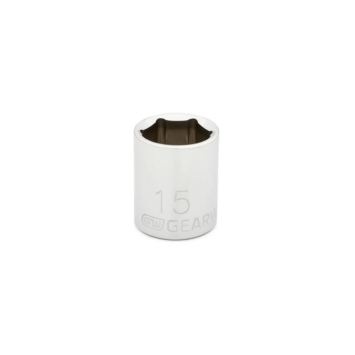 Gearwrench 80383 3/8" Drive 6 Point Standard Metric Socket 15mm