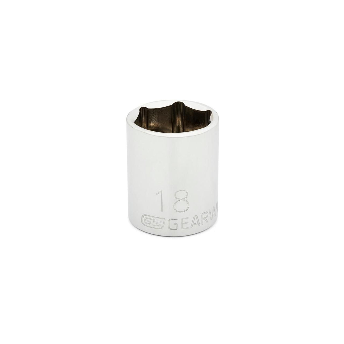 Gearwrench 80386 3/8" Drive 6 Point Standard Metric Socket 18mm
