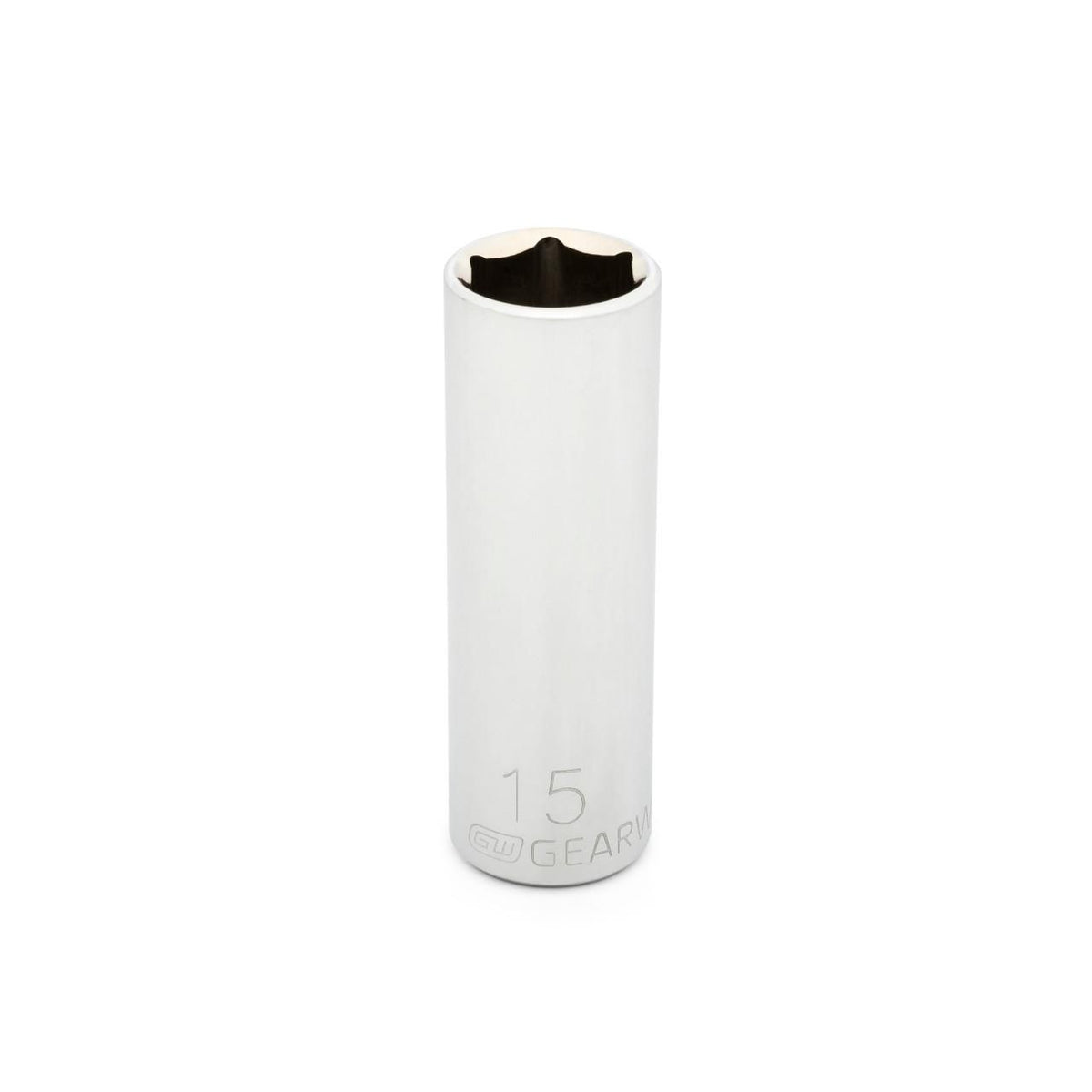 Gearwrench 80397 3/8" Drive 6 Point Deep Metric Socket 15mm