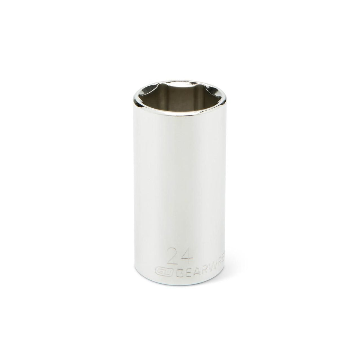 Gearwrench 80409 3/8" Drive 6 Point Deep Metric Socket 24mm