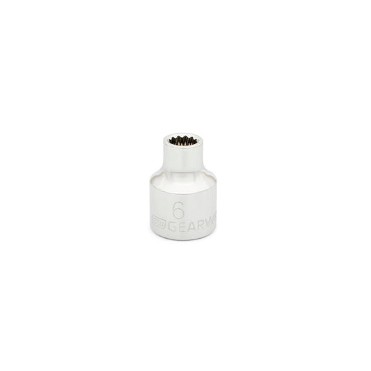 Gearwrench 80482 3/8" Drive 12 Point Standard Metric Socket 6mm