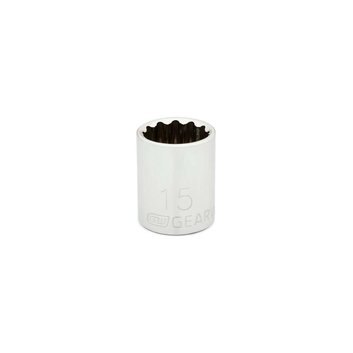 Gearwrench 80491 3/8" Drive 12 Point Standard Metric Socket 15mm