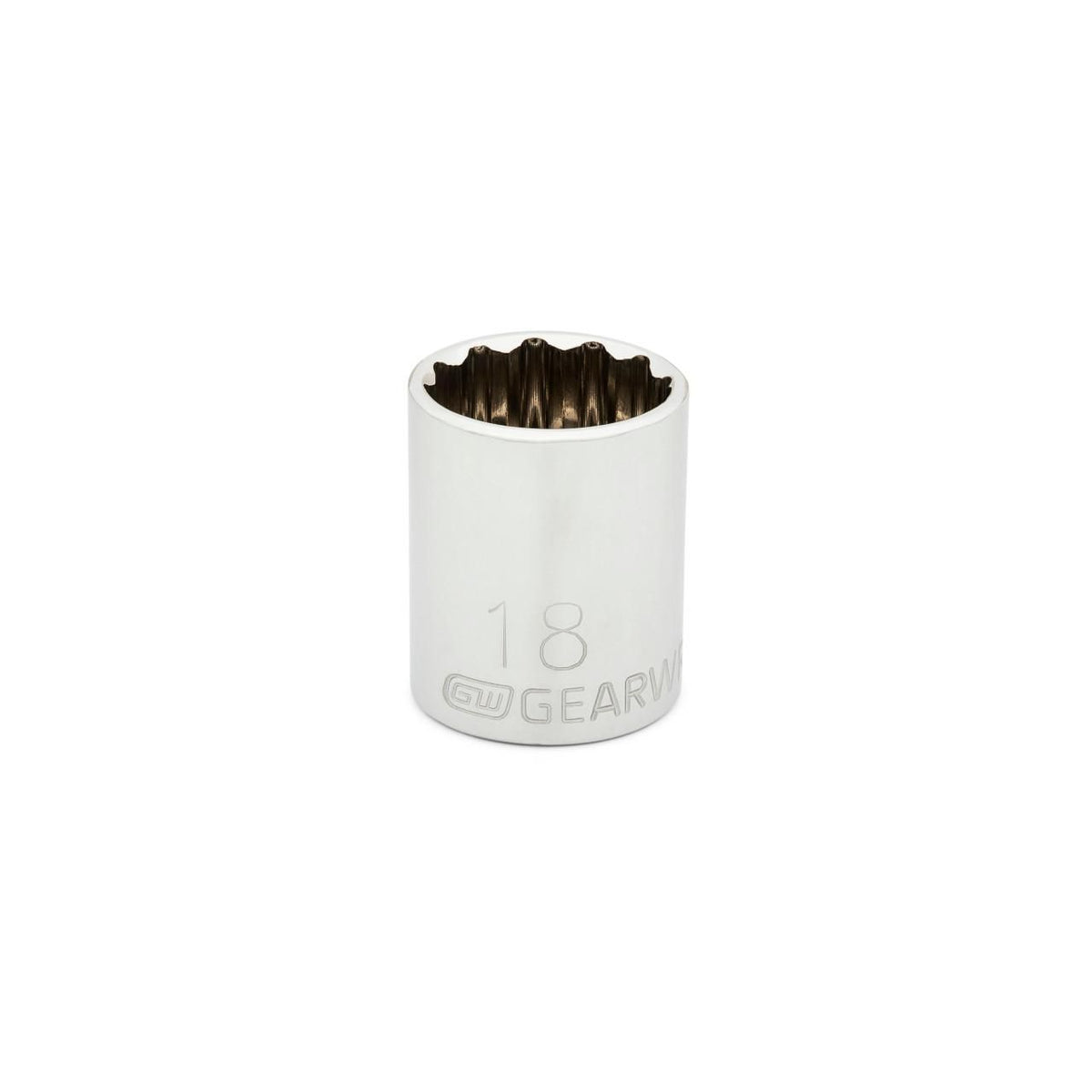 Gearwrench 80494 3/8" Drive 12 Point Standard Metric Socket 18mm