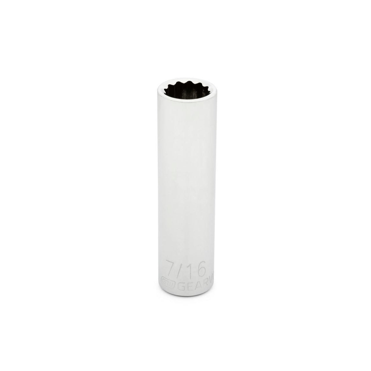 Gearwrench 80512 3/8" Drive 12 Point Deep SAE Socket 7/16"