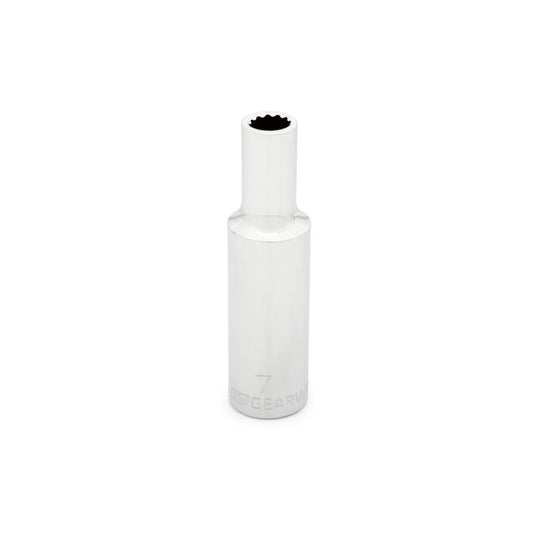 Gearwrench 80521 3/8" Drive 12 Point Deep Metric Socket 7mm