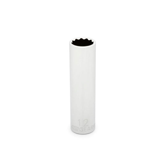 Gearwrench 80526 3/8" Drive 12 Point Deep Metric Socket 12mm