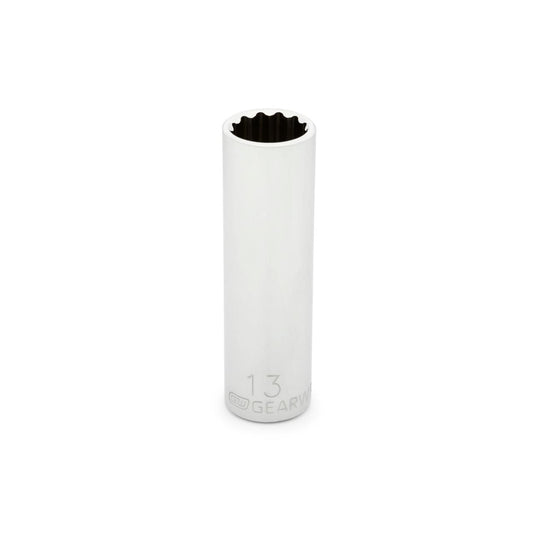 Gearwrench 80527 3/8" Drive 12 Point Deep Metric Socket 13mm